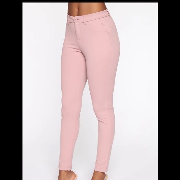 Play your part trouser in blush - Picture 2 of 2